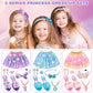 Princess Dress Up For Girls, Toddler Toys For Ages 3-8, 3 Pcs Light Up Toddler Dress Up Clothes With Accessories, Kids Toys For