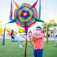 Celly Party Mexican Star Pinata, 32 Inch Large Rainbow Pinata, Foldable Fiesta Decoration for Kids Birthday, Cinco de Mayo, Dia
