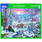 White Mountain The Perfect Tree Winter Puzzles 1000 Pieces Theme Jigsaw Puzzle for mature-themeds and Family