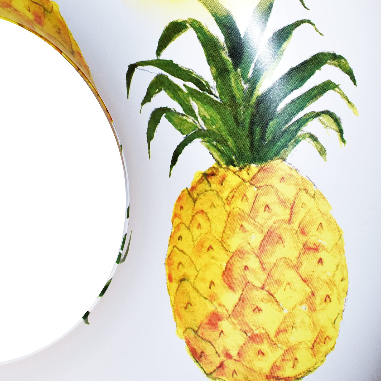 Coconut Float Rae Dunn x Pineapple Pattern Ring Float - mature-themed Size Large 48 Inch Inflatable Raft & Durable Water Inner Tube - Stable Ride-On for Summer Parties & Swim Events