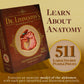 Genius Games Human Abdomen Anatomy Jigsaw Puzzle | Dr Livingston'S Unique Shaped Science Puzzles, Accurate Medical Illustrations Of The Body, Organs, Stomach, Liver And Intestines