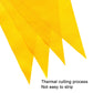Lybutty 100 Feet Yellow Pennant Banners Flags String Hanging Triangle Bunting Flags,Party Decorations For Grand Opening,Kids Bir