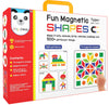 Play Panda Fun Magnetic Shapes (Junior) : Type 1 with 44 Magnetic Shapes, 200 Pattern Book, Magnetic Board and Display Stand,4+ 