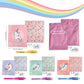 Bonnyco Invisible Ink Pen And Notebook Pack Of 16 Unicorn Party Favors For Kids | Spy Pen Unicorn Birthday Party Supplies, Prizes For Kids | Magic Pen Prizes For Students