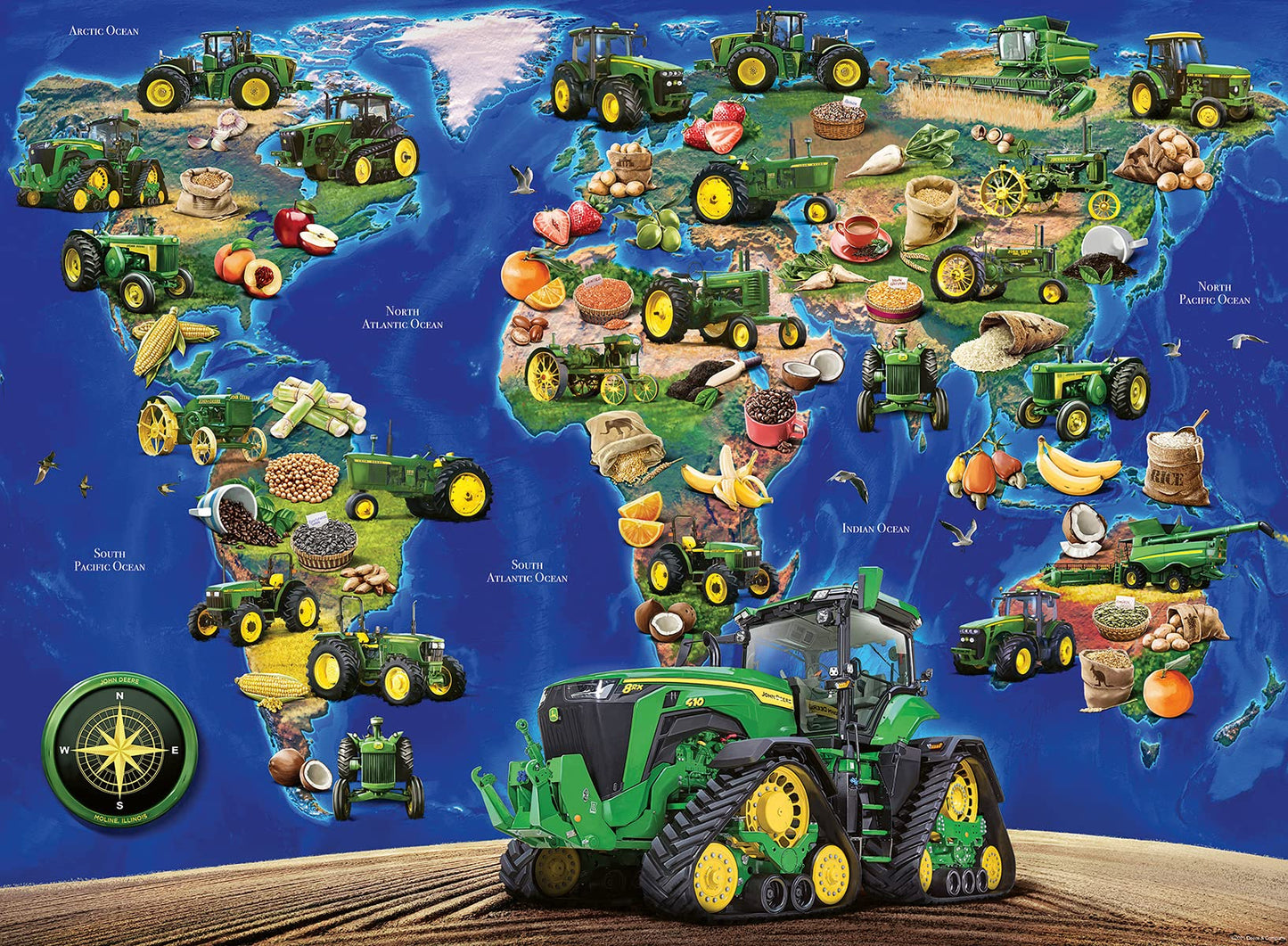 Ravensburger World Of John Deere 300 Xxl Piece Jigsaw Puzzle For Kids - 12984 - Every Piece Is Unique, Pieces Fit Together Perfectly