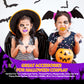Seifar 54 Pcs Halloween Teeth Vampire Fangs For Halloween Dress-Up, Costume, Party Decoration, Goodie Bag Filler (Black, Purple,