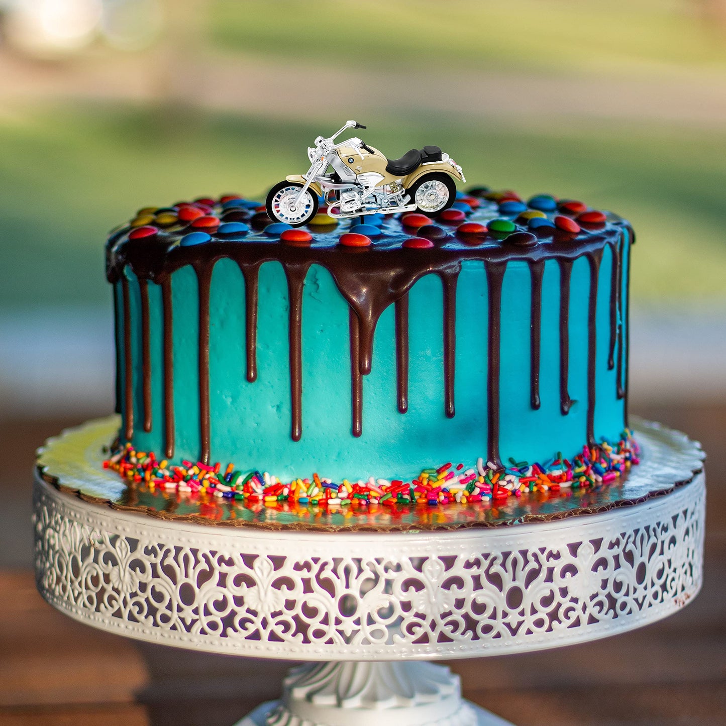 Welly Die Cast Motorcycle Yellow Compatible With S1000Rr, 1:18 Scale