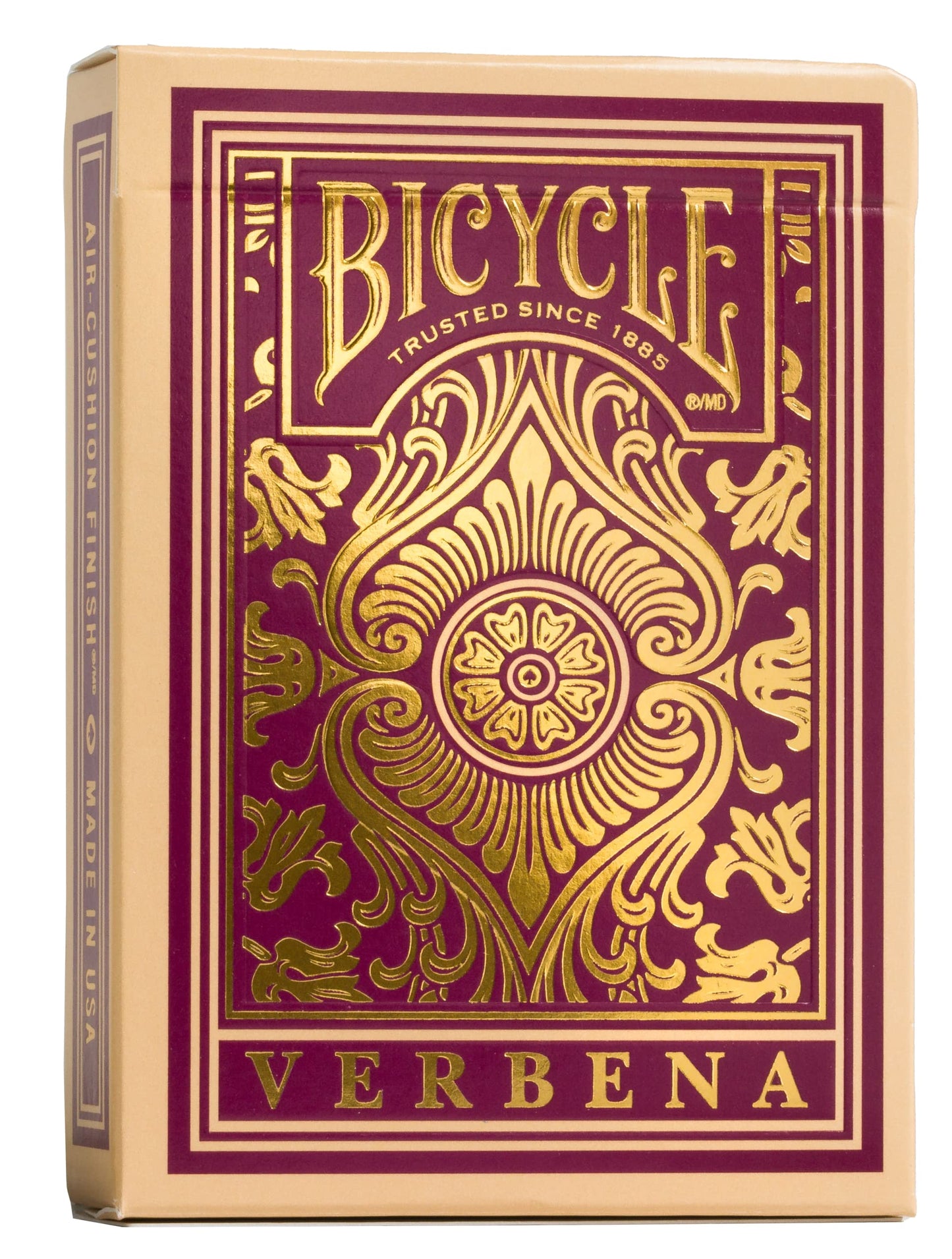 Bicycle Verbena Floral Premium Playing Cards, Gold Foil, 1 Deck