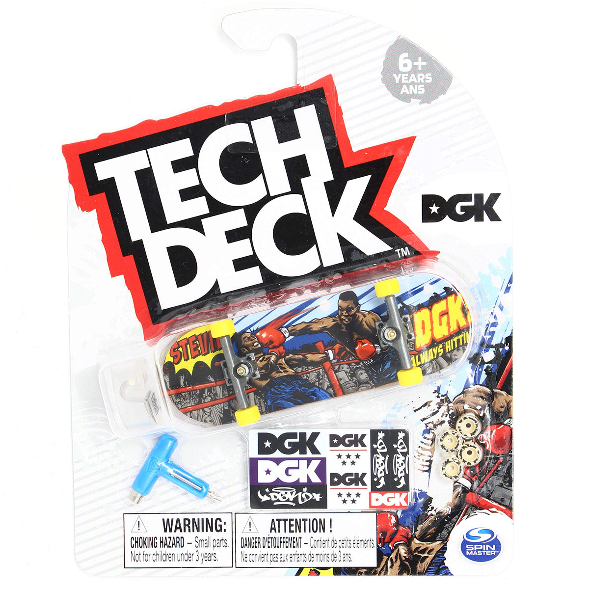 TechDeck DGK Skateboards Stevie Williams Knockout 2020 Complete 96mm Fingerboard