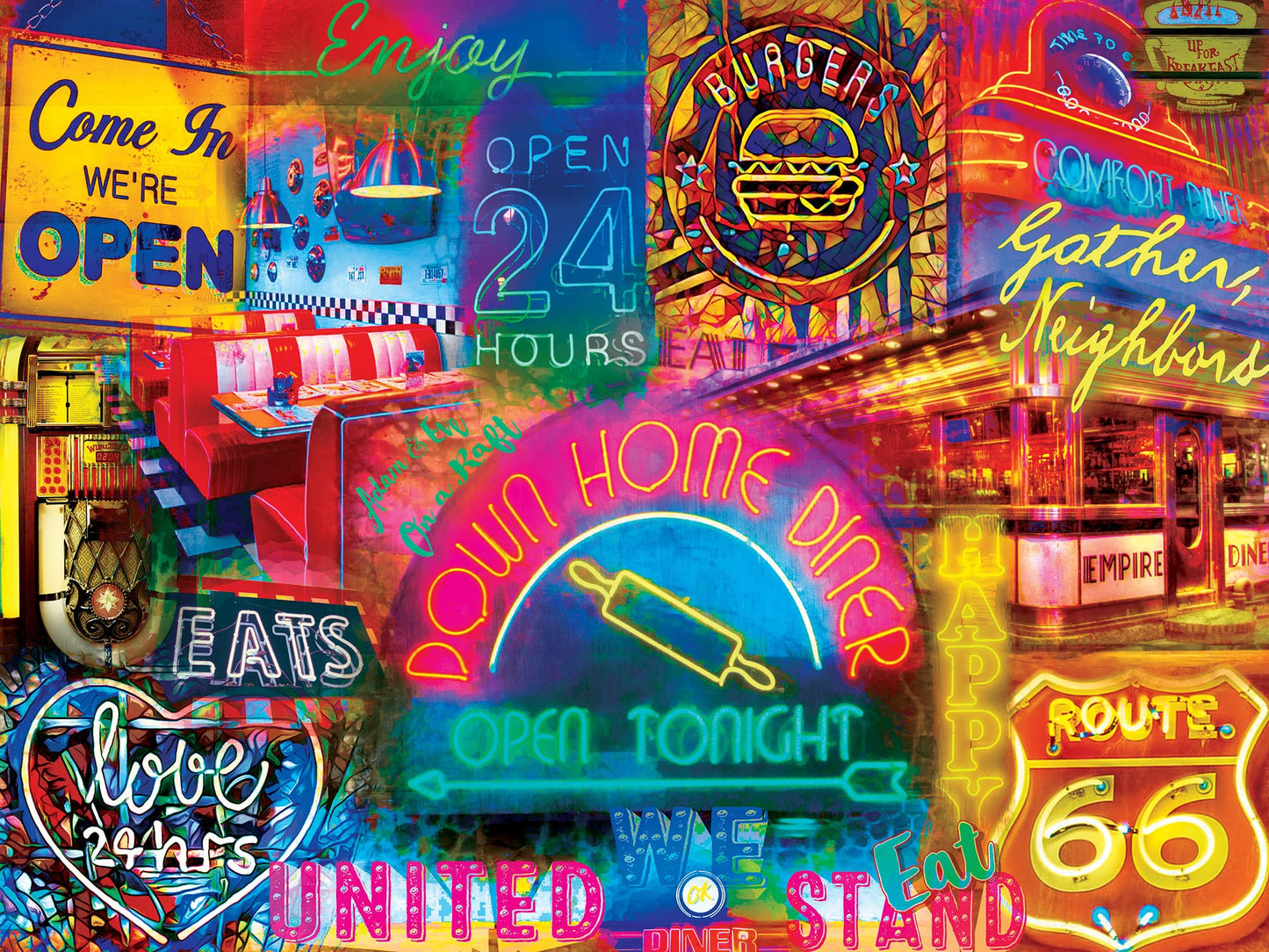 Late Night Grub 550 Piece Jigsaw Puzzle