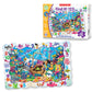 The Learning Journey Puzzle Doubles - Find It! 123 - Stem Preschool Toys & Gifts For Boys & Girls Ages 3 And Up, 24' H X 36' W X 0.08' D (695180) , Blue