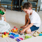 Tegu Swivel Bug Magnetic Building Block Set, Pink & Purple
