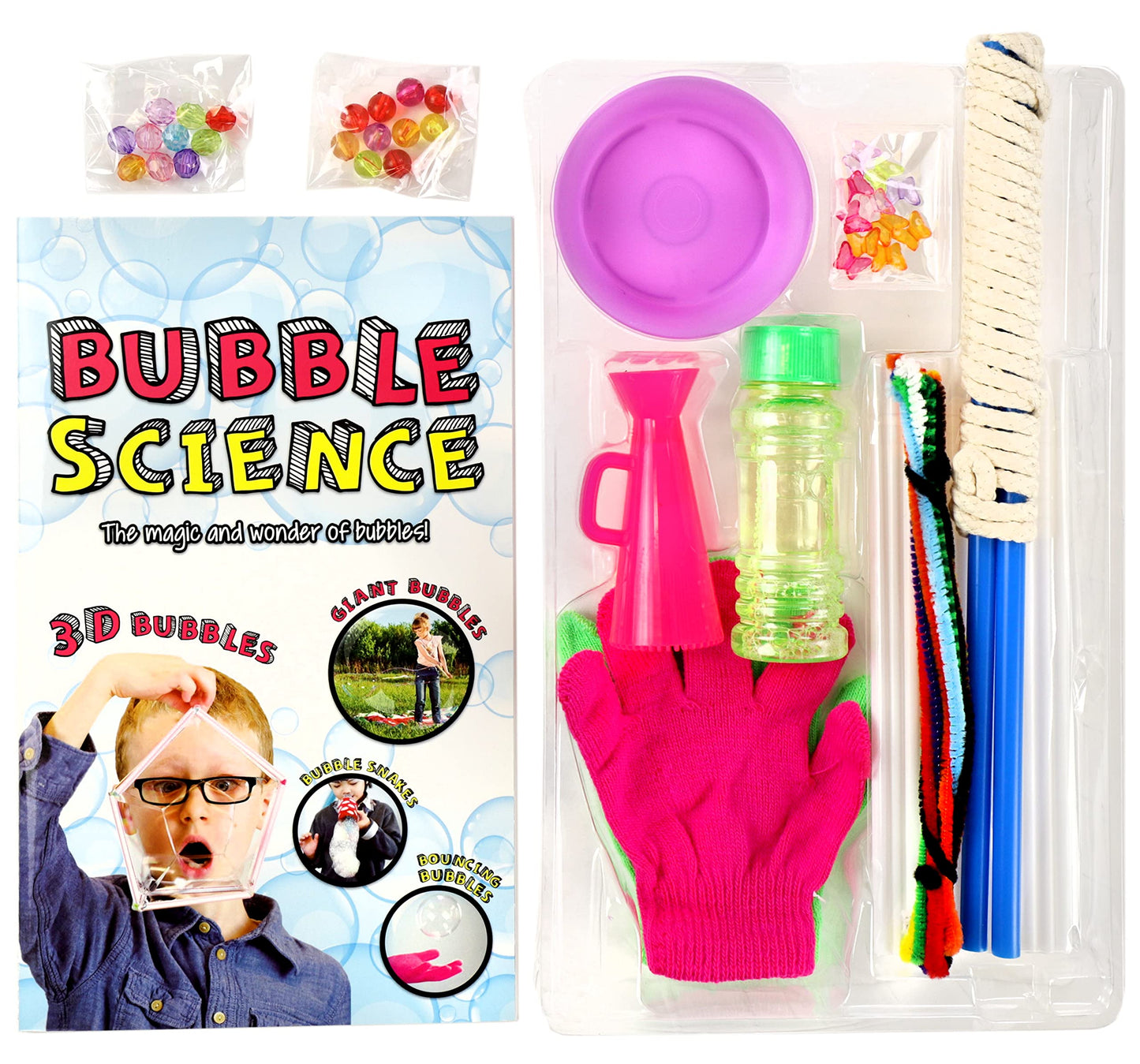 Spicebox Bubble Science Kit For Kids, Fun Learning Toys, Educational Activities And Projects For Children, Girls And Boys Activity Box, Multi Colors, 09100