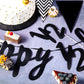 Boao Pre- Strung Half Birthday Decorations Set 6 Months Happy 1/2 Birthday Banner, Glitter 1/2 Half Year Cake Topper, Triangle F