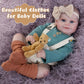 Ekokiz Reborn Baby Dolls Clothes Girl Fashion Doll Clothes 17-22 Inches Baby Alive Outfits Accessories For Real Life Newborn Gir