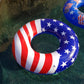 Inflatable Pool Floats - Avocado Pool Raft, Peach Pool Float, Gold Glitter Pool Float (Usa Flag)