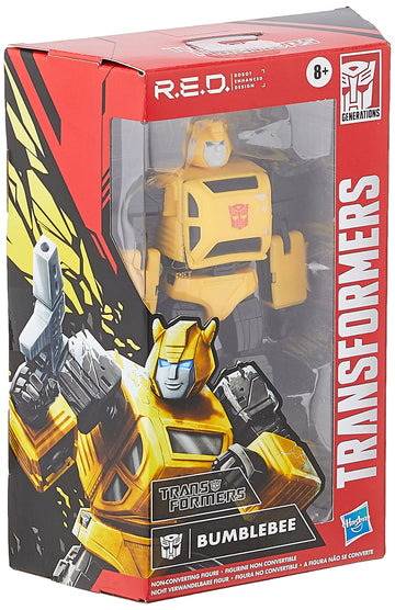 Transformers R.E.D. Robot Enhanced Design The Transformers G1 Bumblebee 6-Inch Action Figure For Ages 8 And Up, F0741