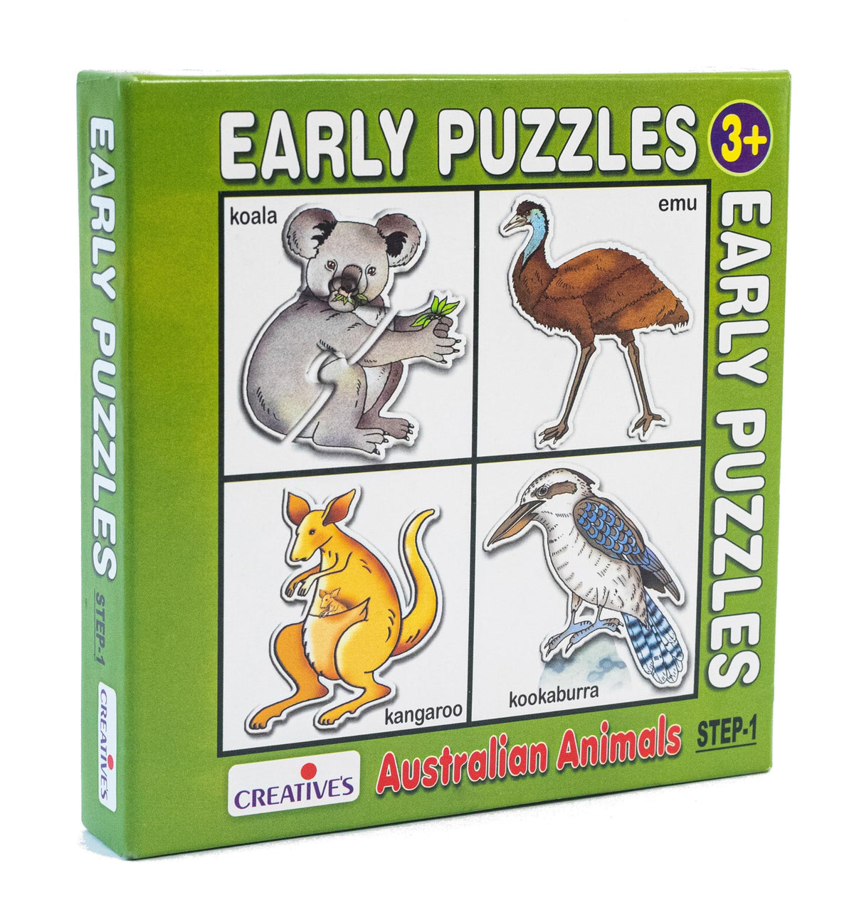 CreativeS Early Puzzles Step 1 Australian Animals | Early Puzzles Step 1 Series | Educational Puzzles Game | Fun To Learn Gam
