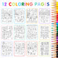Lets Go To School Toddler Sticker Book By Cupkin: Side By Side Activity Books - 12 Scenes With 500+ Back To School Stickers For