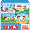Wondrbox 12 Pcs Season Jigsaw Puzzle For Kids| 4 Puzzles In A Box | Educational Learning Birthday Return Gifts For Kids Ages 3 4