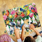 300 Pieces Jigsaw Puzzles For Adults-Morning Serenade Birds Puzzle For Adults Children Elderly-Recycled Paper Puzzle 300 Pieces-