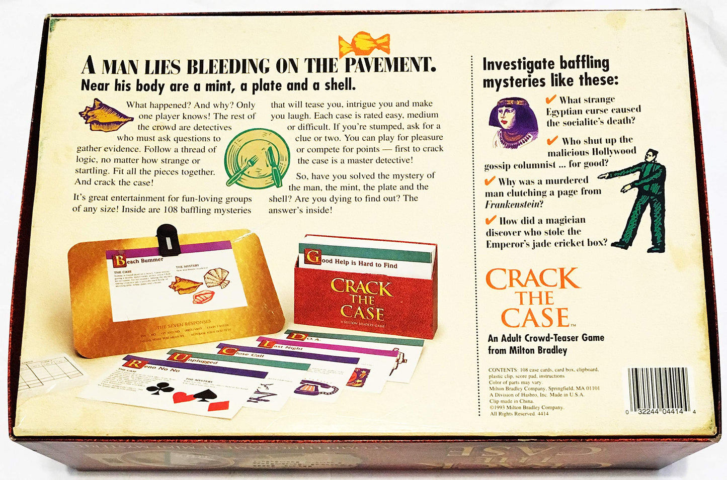 Milton Bradley  The Case ~ A Compendium of Mini-Mysteries
