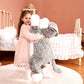 Ikasa Giant Wolf Stuffed Animal Plush Toy, 30 Inches Big Soft Toys For Kids Girls Boys Girlfriend