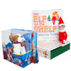 Elf On The Shelf Pet Gift Set - New St. Bernard Plush with Blue Eyed Elf Boy - A Christmas Tradition
