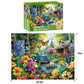 Najiaxiaowu 300 Piece Jigsaw Puzzle - Lake House Landscape, Cardboard, 20.5x15in, Fun for Adults & Kids Ages 8-12, Great Family Game