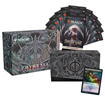 Magic: The Gathering Phyrexia: All Will Be One Bundle - 1 Compleat Edition Booster  12 Set Boosters  limited availability Accessories