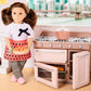 Lori Dolls – Cornelia'S Kitchen Set – Mini Doll & Kitchen Play Set – 6-Inch Doll & Cooking Accessories – Toy Oven, Stove & Play Food – Toys For Kids – 3 Years +