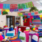 18 Ft Cinco De Mayo Party Decorations, 1 Pack Fiesta Banner With 9 Plastic Papel Picado, Colorful Mexican Theme Party Flag Banne