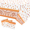 K1Tpde 3Pcs Bandana Party Tablecloths, Cholo Gangsta Theme Table Covers,Bandana Plastic Waterproof Tablecloth, Western Party Decorations Supplies For Adult, Orange