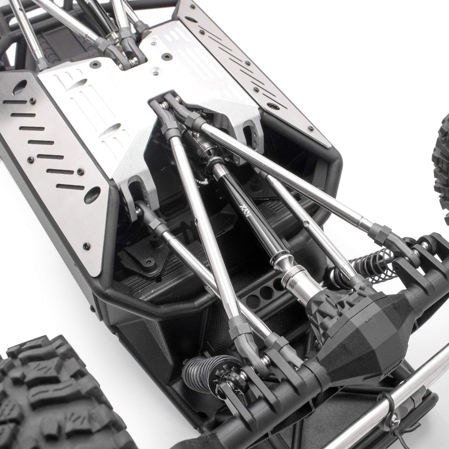 KYX Racing Stainless Steel Center Drive Shaft Upgrades Parts Accessories for RC Crawler Car Axial Capra Unlimited Trail Buggy UT