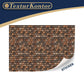 3 Sheets Self-Adhesive Roof Tiles And Shingles For Dollhouses Scale 1:12 (Roof Shingles Brown)