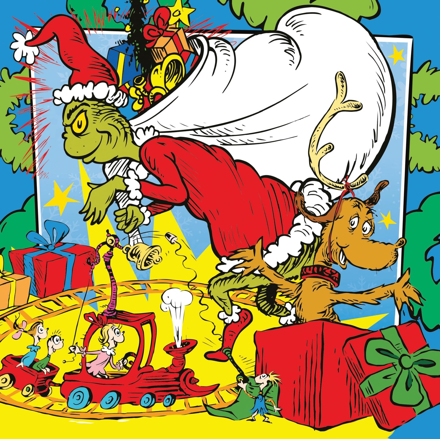 Ravensburger - Jigsaw The Grinch, Gift Idea For Children 5+ Years, Educational And Stimulating Game, 3 Puzzles Of 49 Pieces, 21