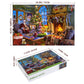 LAVIEVERT Wooden Jigsaw Puzzle 1000 Pieces - Santa Claus, Christmas Tree & Fireplace, Perfect for Adults and Kids