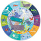 C.R Gibson Bjpr-22042 Under The Sea 72-Piece Round Jigsaw Puzzle For Kids, 19'' D