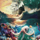enhanced 1000 Piece Jigsaw Puzzle for mature-themeds -27x20 Unique Marine Artwork Pirate shipoctopus Puzzle - Unique Brain Teaser  Difficult and Challenge Large Puzzle Game Toys Gift