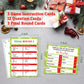 Xenseou Christmas Family Feud Game - Fun Trivia Party Game for Groups, Small, Multicolor, Paper