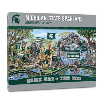 YouTheFan NCAA Michigan State Spartans Game Day at The Zoo 500pc Puzzle