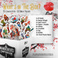 Wanderers Emporium DND Miniatures Starter Set | 28mm-32mm Scale | Cardboard | 25 Miniatures with Bases