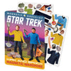 The Unemployed Philosophers Guild Officially Licensed Star Trek Kirk and Spock Magnetic Wardrobe - Dress Up Doll Play Set for Your Fridge (45+ Pieces)