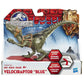 Jurassic World Bashers & Biters Velociraptor Blue Figure