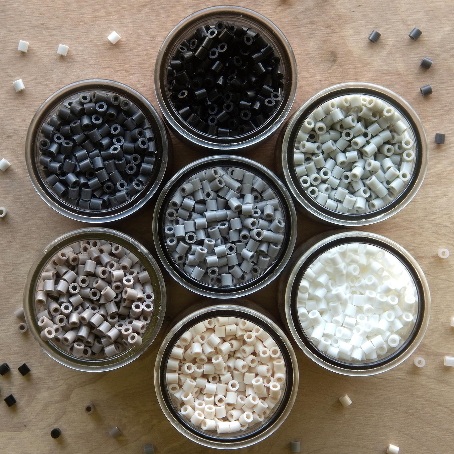 Perler Beads Fuse Beads for Crafts, 6000pcs, White