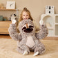 Earthsound Giant Sloth Stuffed Animal Plush Toy,30'' Large Jumbo Cute Soft Toys,Big Size Huge Fluffy Plushy Oversized Fat Plushi
