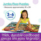 The Learning Journey: Jumbo Floor Puzzles - Dinosaurs - Dinosaur Puzzle, Giant Floor Puzzles For Kids Ages 3-5, Big Puzzles For Kids, Toddler Puzzles, Award Winning Educational Toys