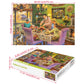 Lavievert Wooden Jigsaw Puzzle 1000 Piece Puzzle For Adults And Kids - Thanksgiving Dinner, Turkey, Pumpkin Pie