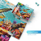 Takfot Puzzles For Adults 1000 Pieces - Ocean Beach Sea Turtle Coral - 1000 Piece Puzzles With Letters On Back - Jigsaw Puzzles