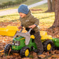 Rolly Toys John Deere Pedal Tractor With Working Front Loader And Detachable Trailer, Youth Ages 3+